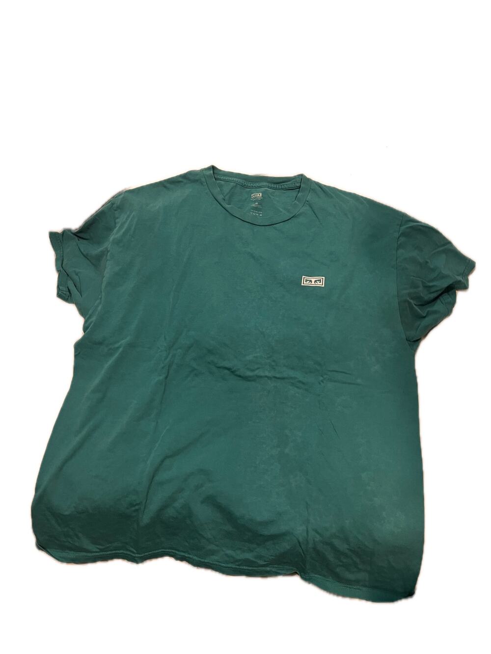Obey Quality Dissent Green T-Shirt Mens Large